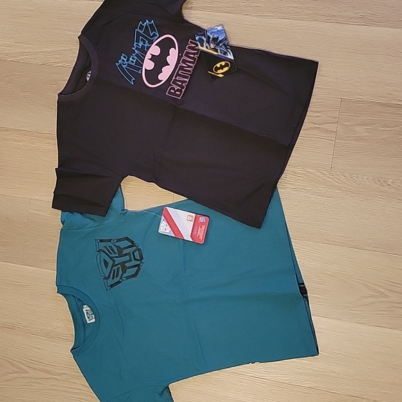 Boy's 2 Pack Batman & Transformer T Shirt Bundle - Picture 1 of 3